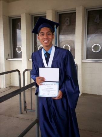 Grandson Airen who graduated from Fairfax High School on 5/18/11