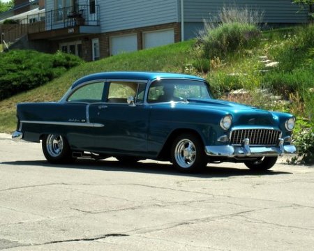 Dk. Teal 1955 Bel Air.