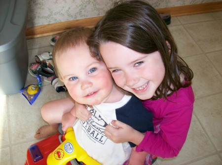 Payton&Parker,the youngest&oldest grandbabies