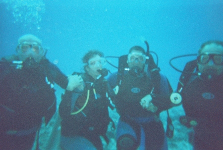 Diving with friends