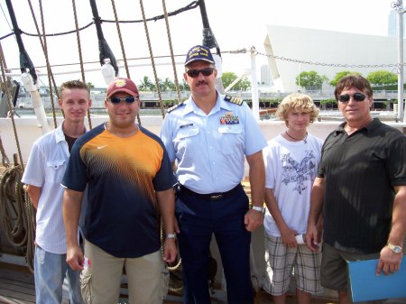 USCG Eagle - Miami Group Captain Carl Shultz