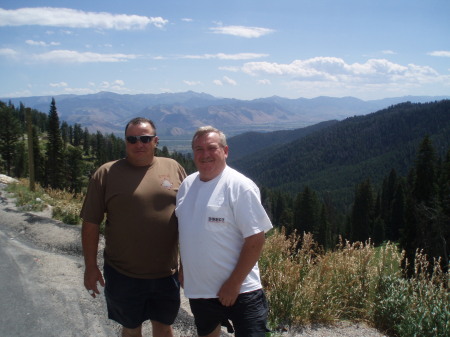 On Top of Teton Pass in Jackson, Wyoming