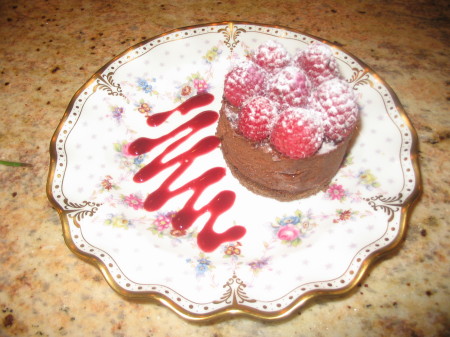 Raspberry Chocolate Mousse