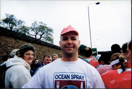Before London Marathon - April 1999