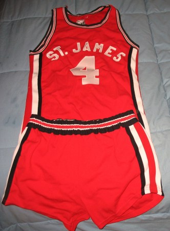 St James Basketball Uniform - 1972