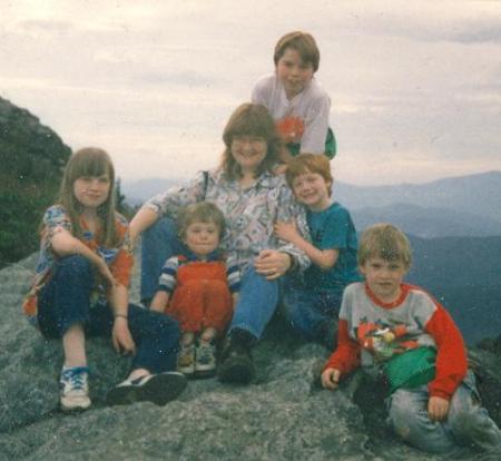 family on mountain early 90s