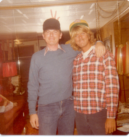 Bill and "Surfer Bob" 1977