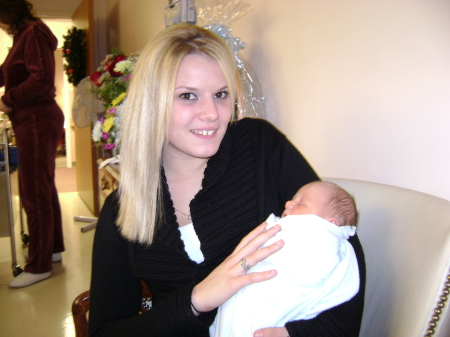 Aunt Kelly and baby Drew