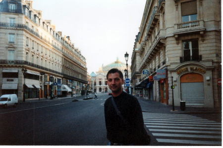Steve on the streets of Paris