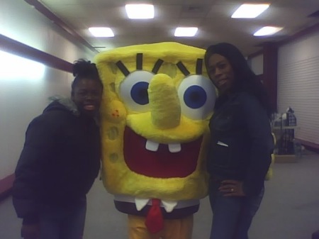 me , hanan and spongebob