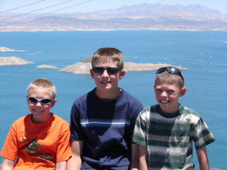 My nephews at Lake Mead