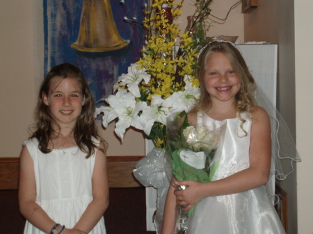 Milena at her 1st Communion