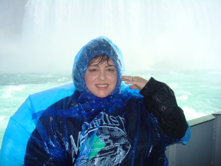 Me on the Maiden of The Mist in Niagara Falls