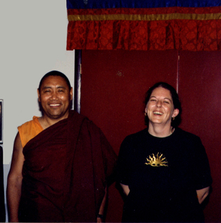 Khenchen Rinpoche & me