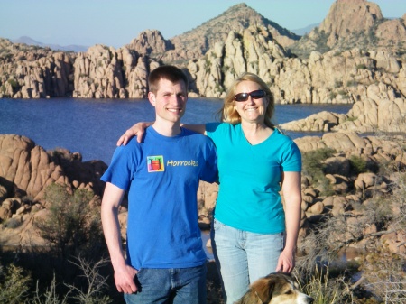 March 2008 with my son, Prescott AZ