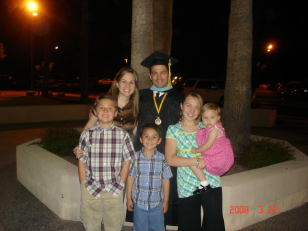 Jared's Graduation for his masters degree.