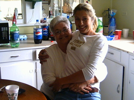 Beth and her granny Mary in 2007