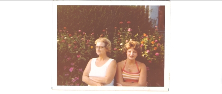 mom & deb. 1976