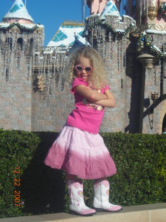 Cassie at Disneyland