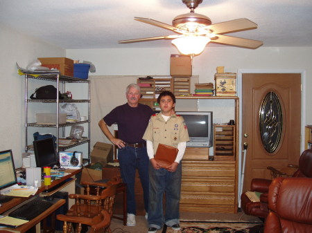 Louis and Dad - October 2007