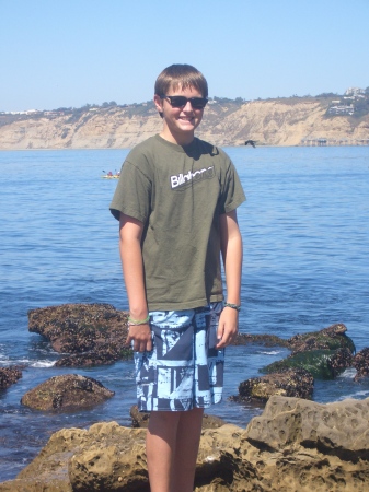 Doug at La Jolla age-13 April 2008