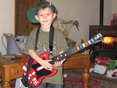 my lil guitar hero!!!