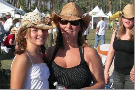 mom & daughter at stagecoach 2008