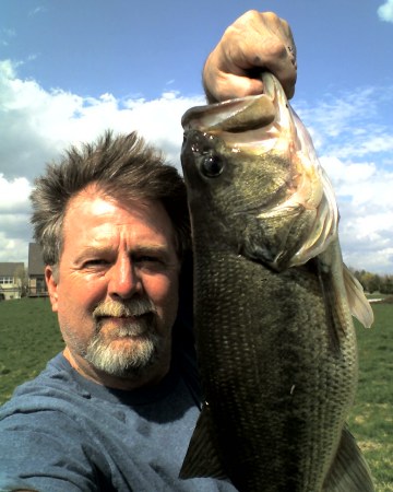 Jeff my hubby fishing...