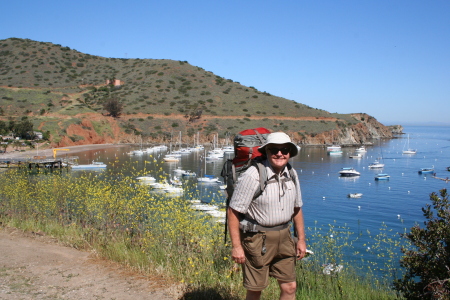Hike across Catalina Island, April 2008