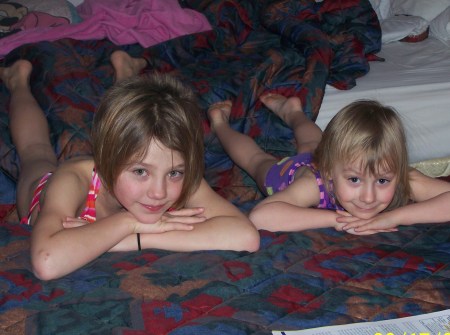 My girls just chillin'   2008