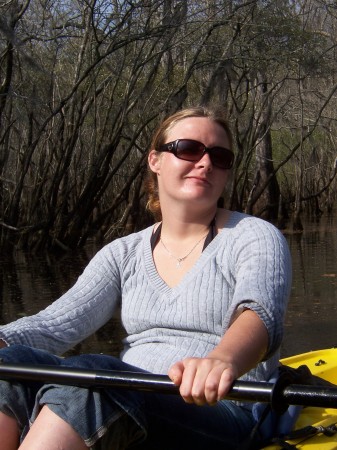 Anna's first kayak trip!