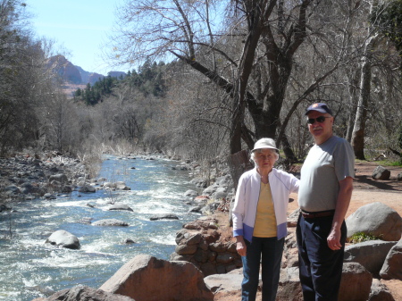 In Sedona with Mom