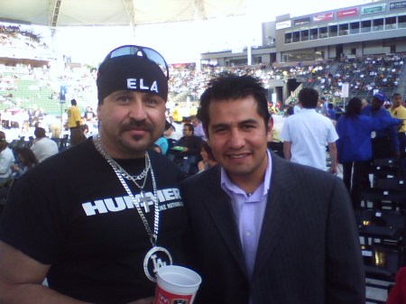 RINGSIDE DA LA HOYA FIGHT