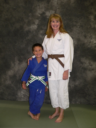 Miles and me at judo