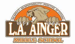 L.A. Ainger Middle School Logo Photo Album