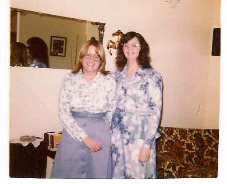 Vicki Gumieny and Rhonda 1976