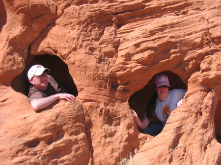 Matt and Shannon - Valley of Fire Park, Nevada