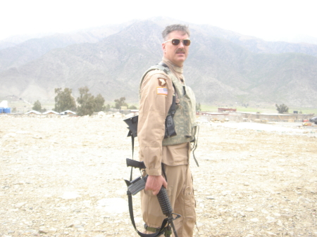 Forward operating base in Afghanistan