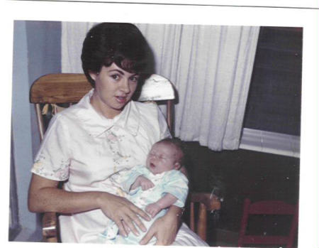 1st day home after my 3rd(a boy)was born 1968