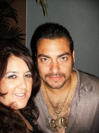 Me & Hubby at 1970's Party