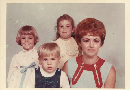 Me with my 3 children taken 1971
