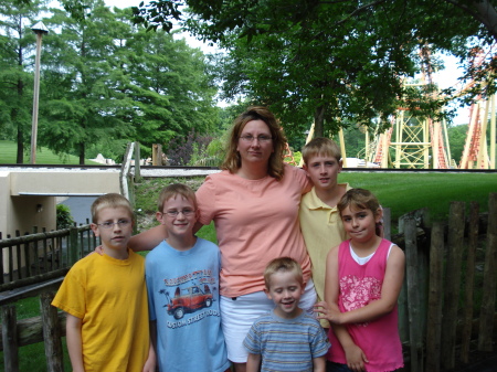 My niece, nephews and my boys 2007