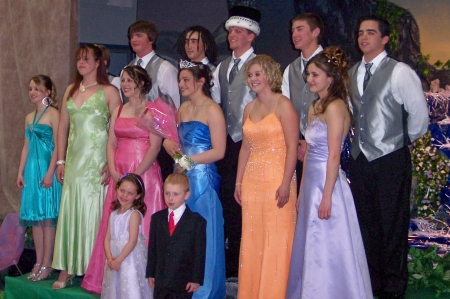 Alyssa on Prom Court 2008