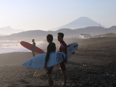 Surfing in Japan