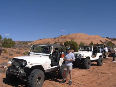 PC in Moab next to Chad's Jeep