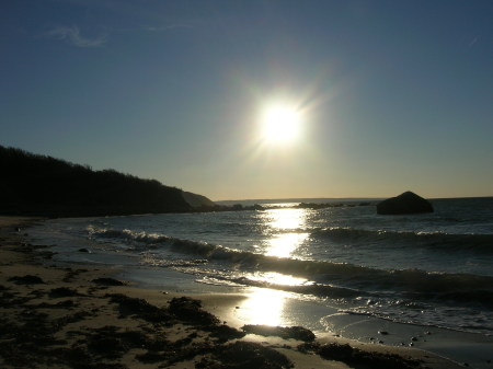 sunset on Martha's Vineyard