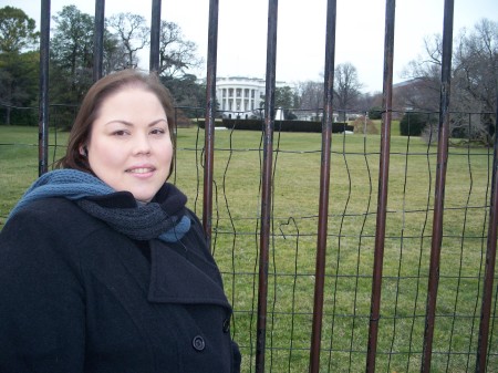 Me in front of the White House