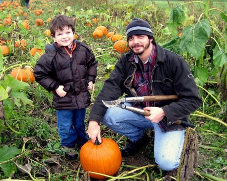 Dan and I at Jubilee Farms 2007