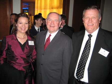 With Governor Perdue at GA FFA Gala