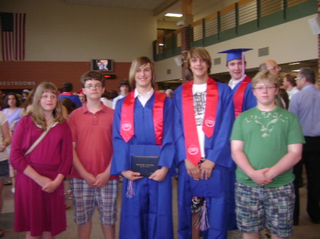 Emmie, Cody, Erik, Corey, (Sean), Alex